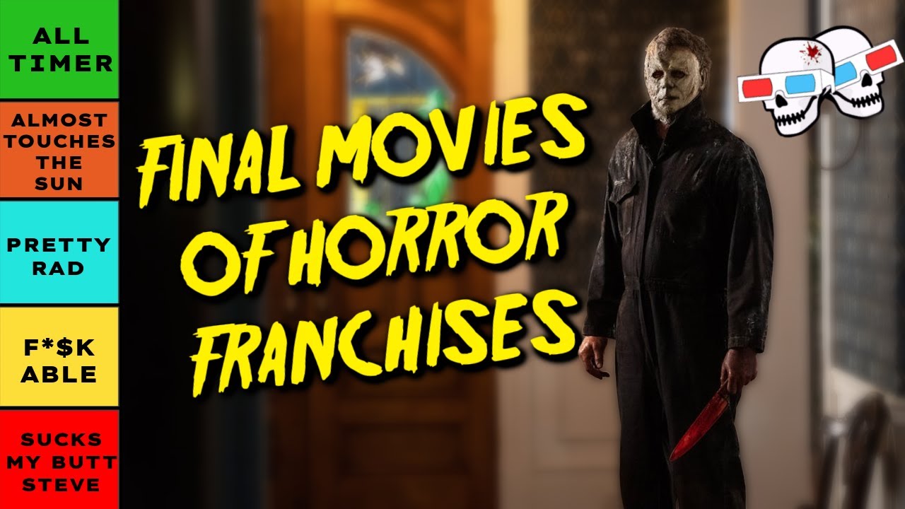 FINAL MOVIES of Horror Franchises Tier List Ranking LIVE