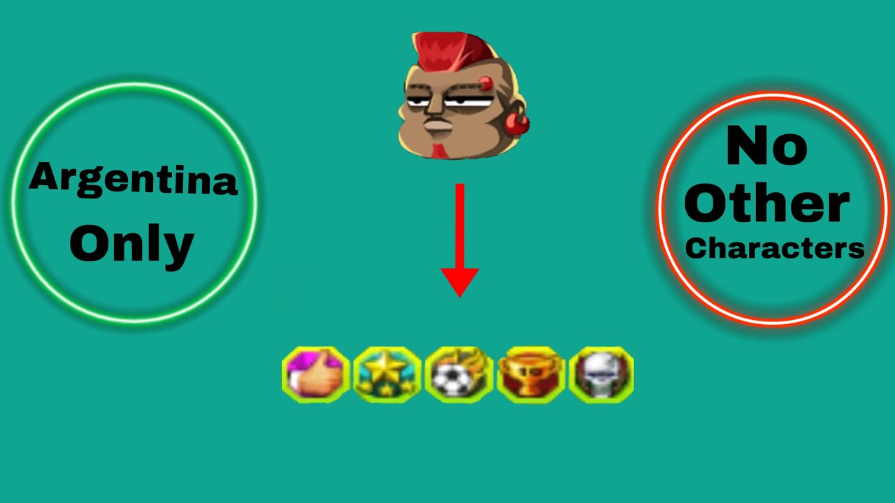 Using Argentina to Unlock Asura in Head Soccer 