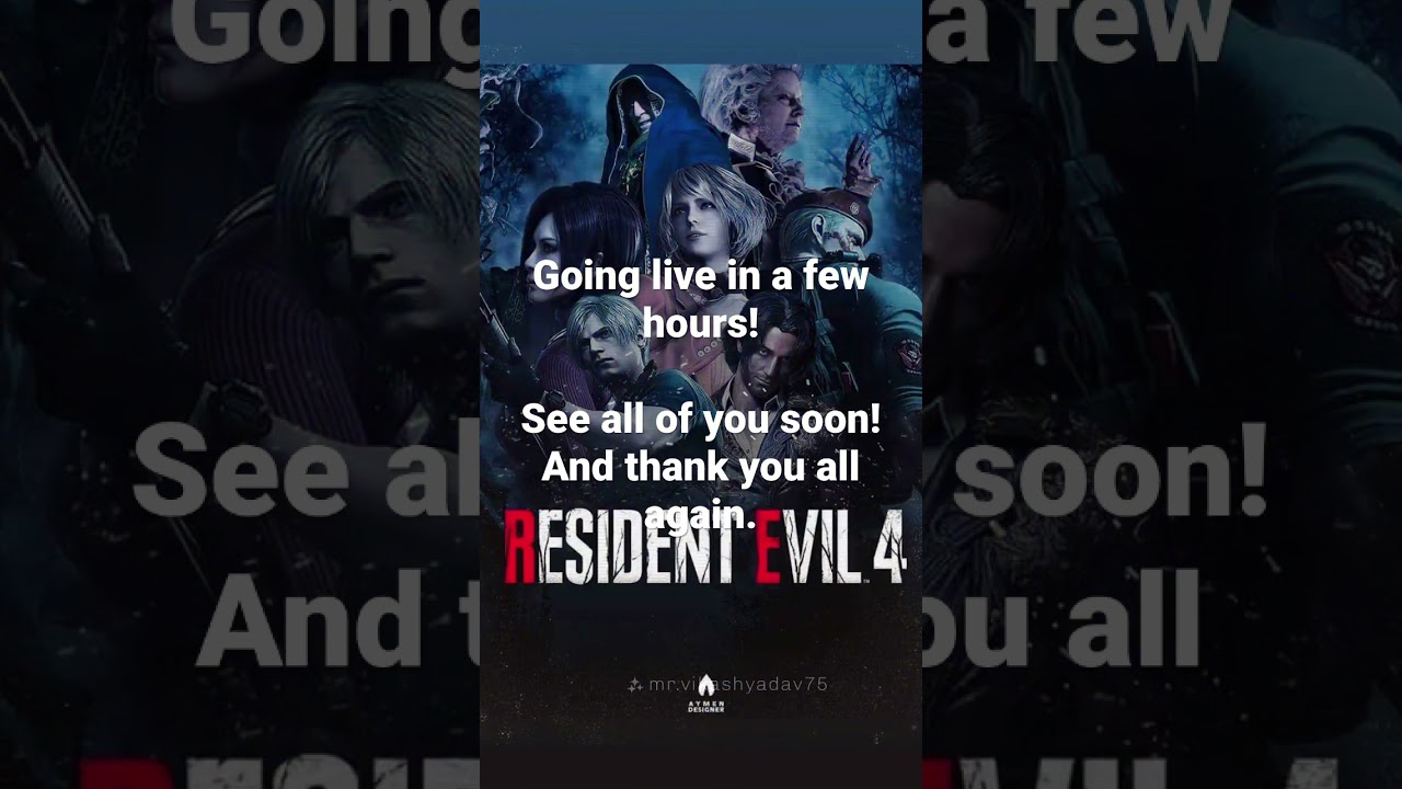 Going live Resident Evil 4 Remake. #residentevil #live