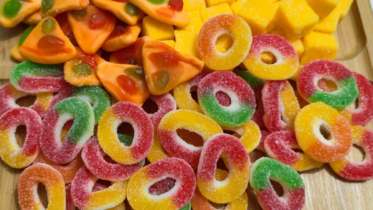 Filling Platter with Sweets 🍬ASMR 🍭Oddlysatisfying #unboxing #snacks 