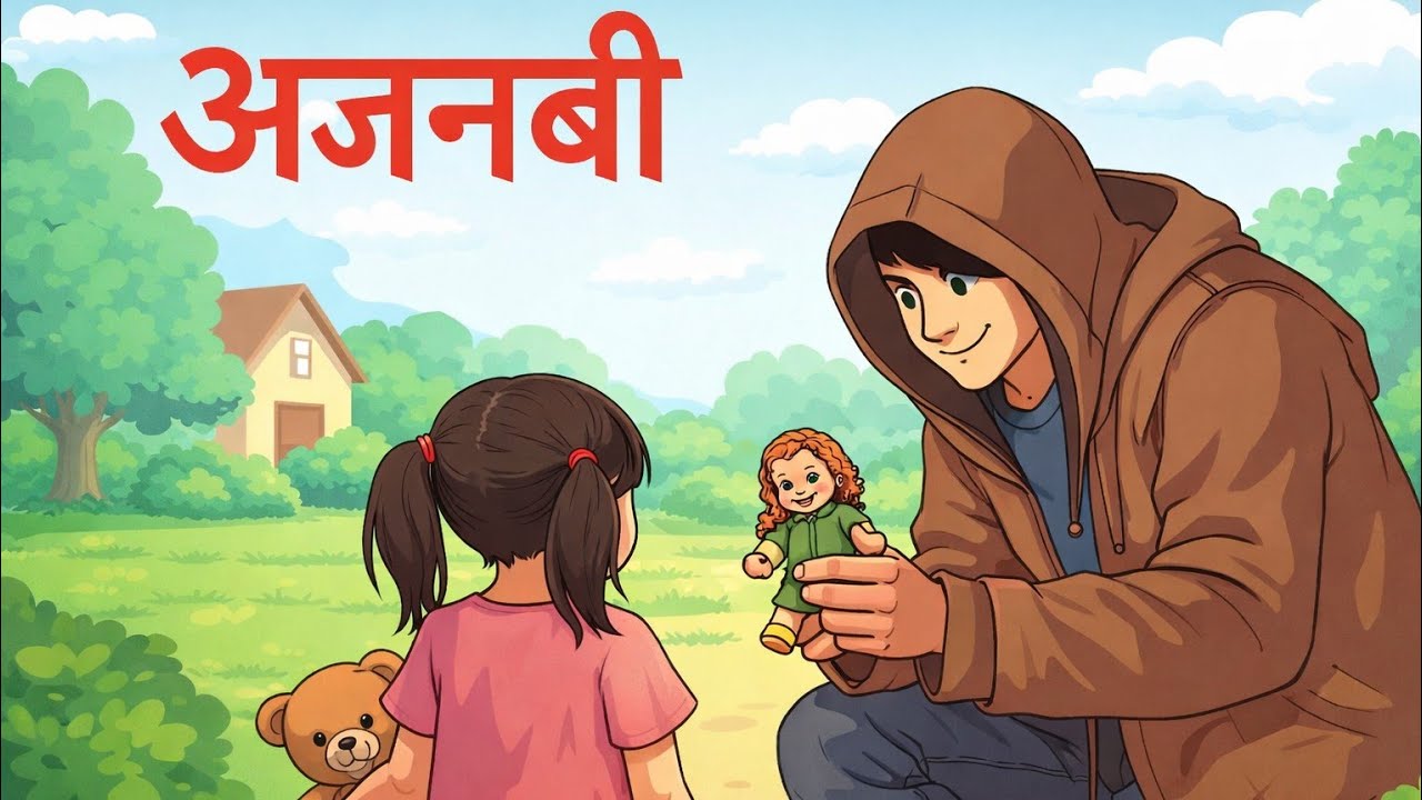 अजनबी बच्चों का कार्टून | MoralStory_kids | animation m_kids_video #2DAnimation