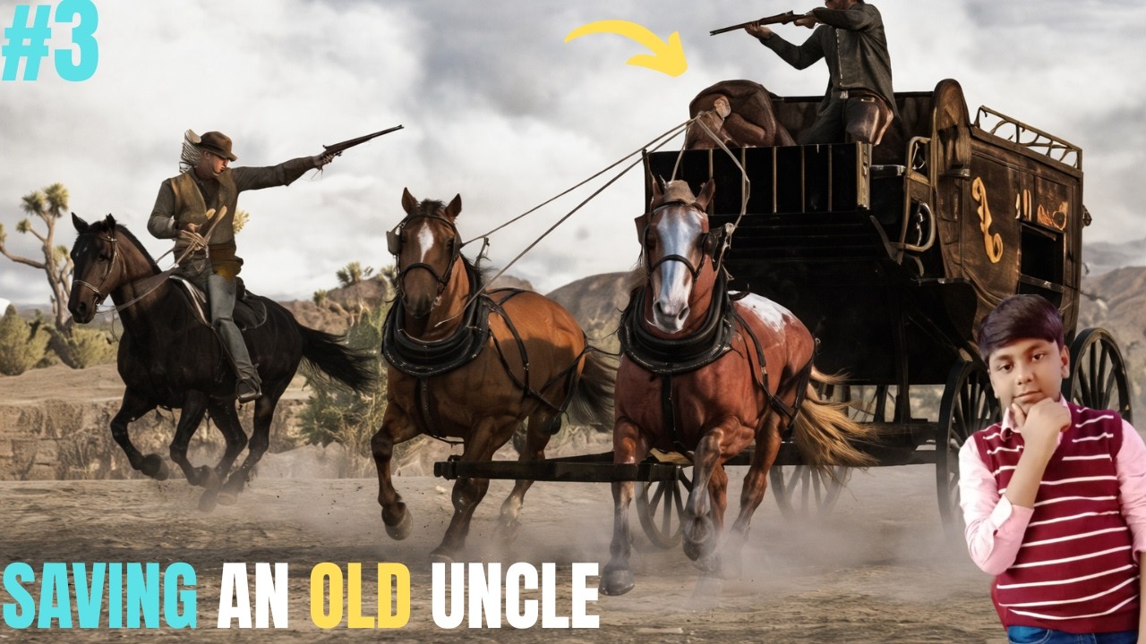 SAVING AN OLD UNCLE FROM GANGSTERS I RED DEAD REDEMPTION GAMEPLAY #3