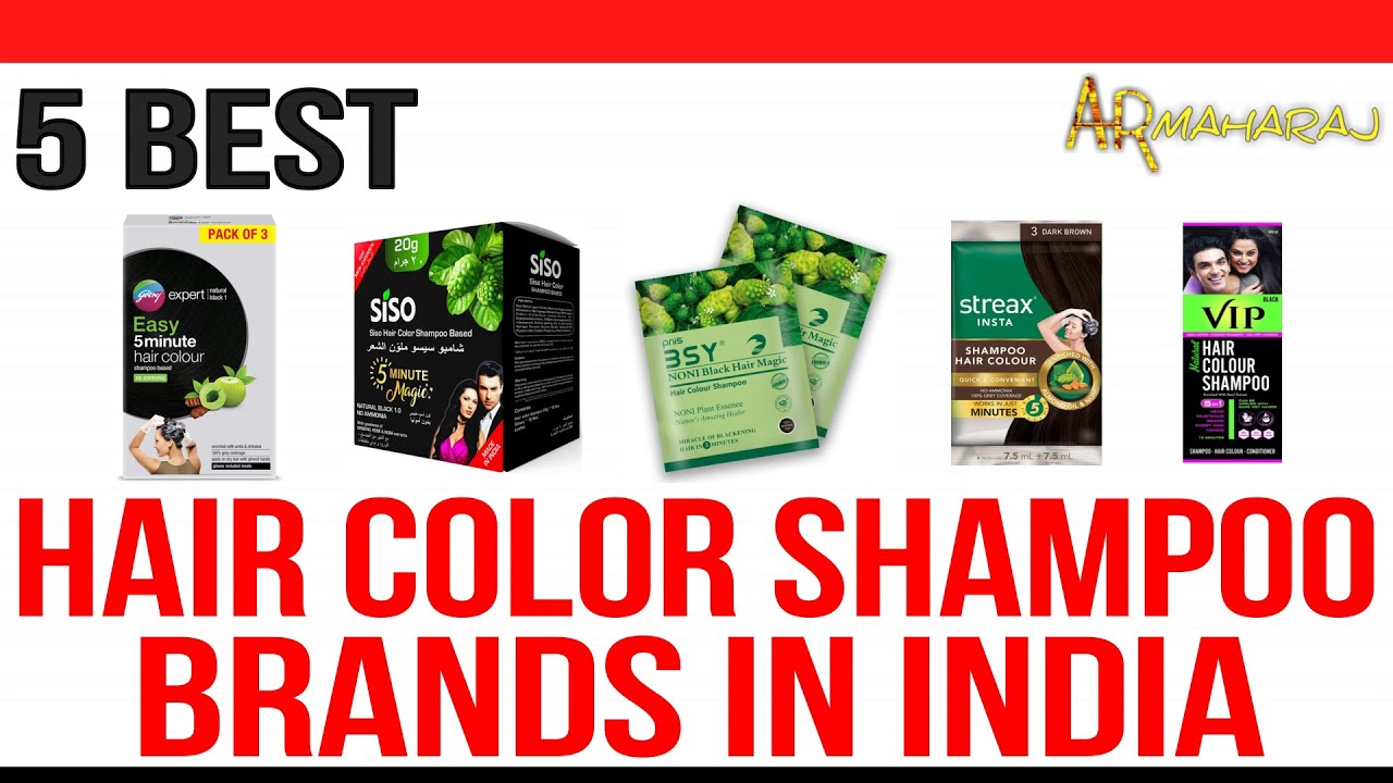 ✅ Top 5 Best Hair Colour Shampoo in India | Best Hair Color Shampoo Brands