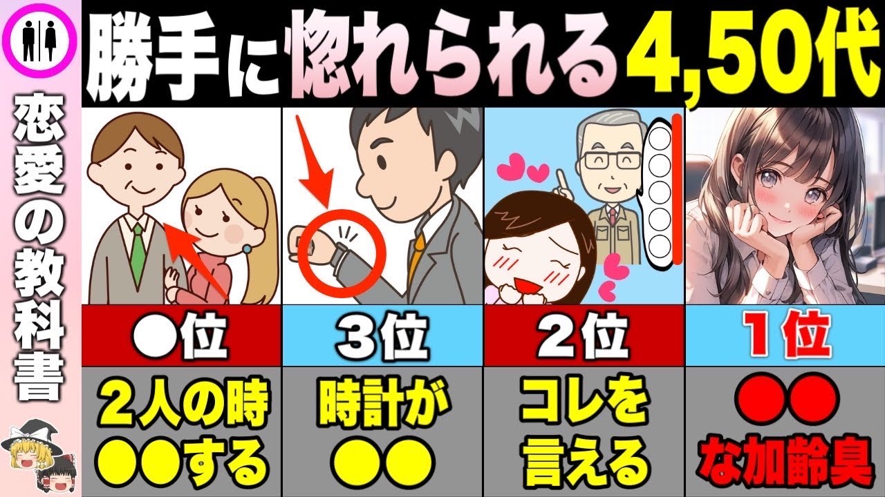 【TOP10】若い子に大人気なおじさんの特徴【恋愛心理学】