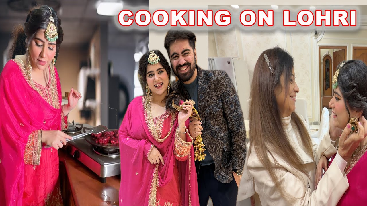 COOKING IN PUNJABI LOOK FOR LOHRI| NISHI ATHWANI
