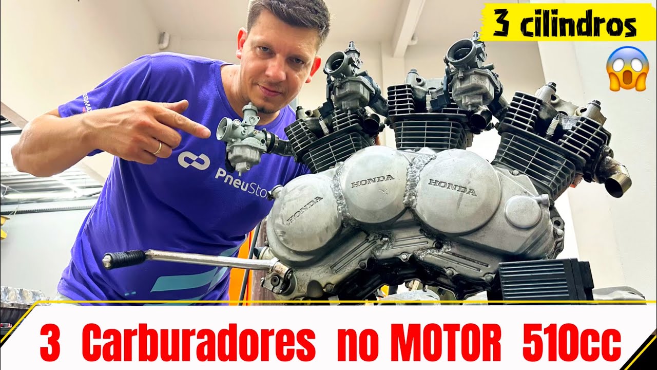 Colocamos 3 Carburadores😱no MOTOR 3 cilindros 510cc🔥Ep-16 🔥