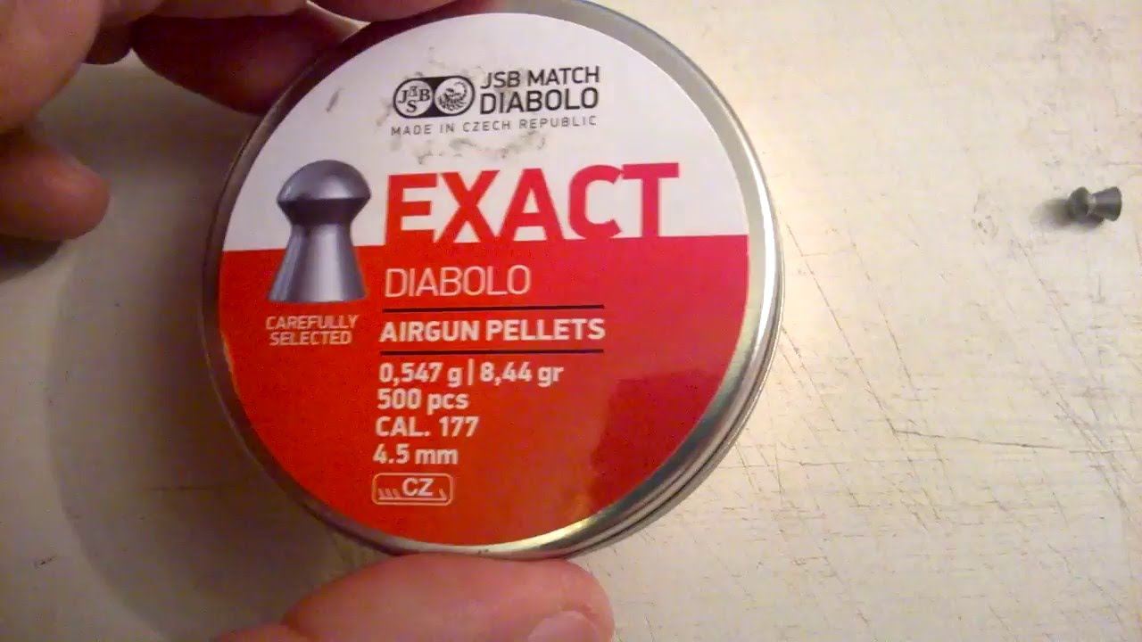 JSB Exact 4 52mm .177 - Air Rifle Pellet Review #4 UK