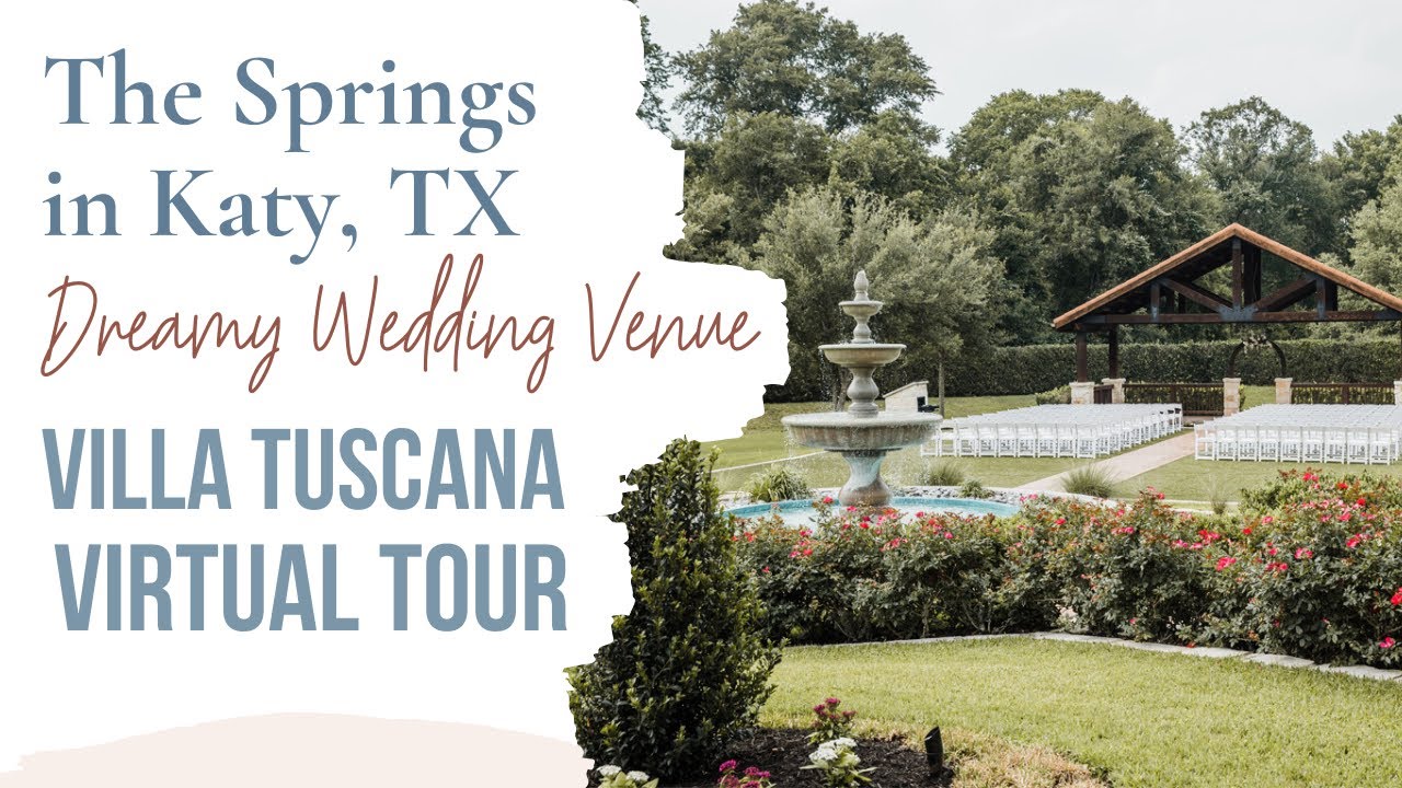*Updated* Virtual Tour of Villa Tuscana at The Springs in Katy | a wedding venue near Houston, TX