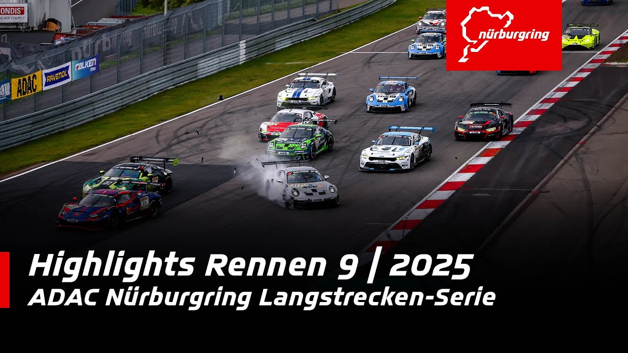 Highlights Rennen 9 | ADAC Nürburgring Langstrecken-Serie | 2025
