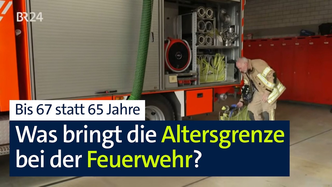 Erste Bilanz bei neuer Feuerwehr-Altersgrenze | Abendschau | BR24