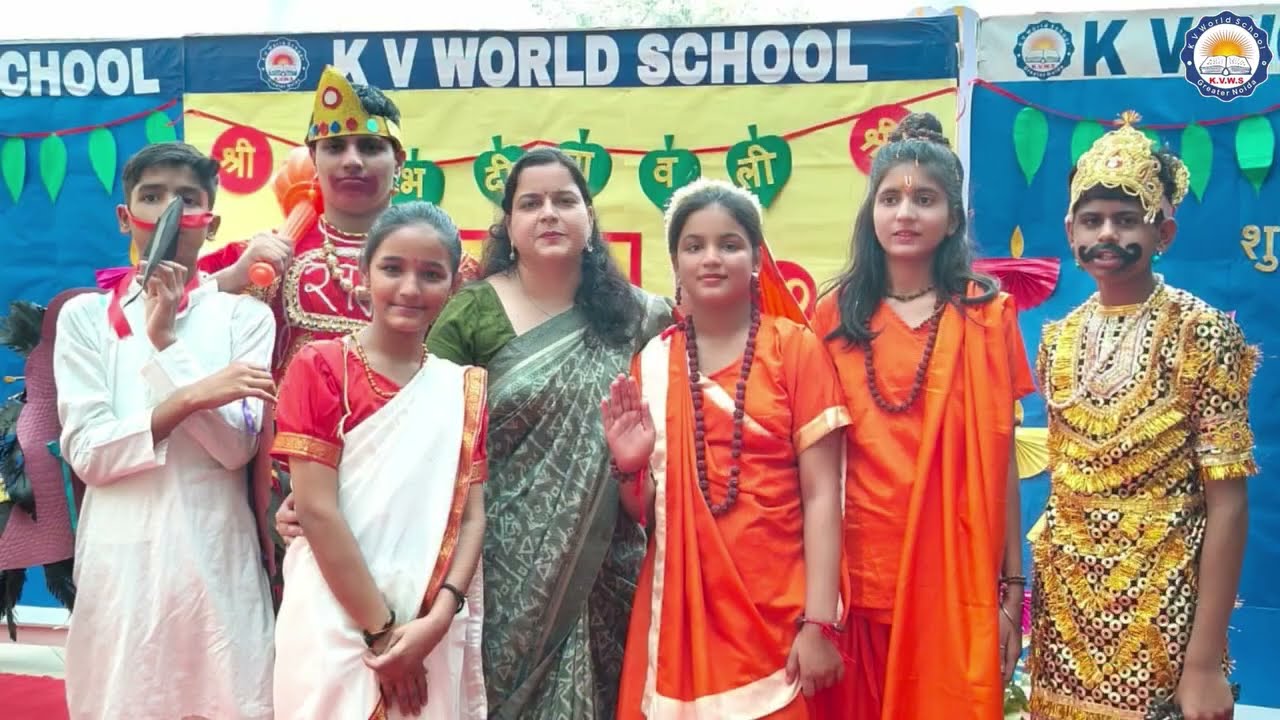 🌿 Ramayana Act – Part 4 at KV World School Greater Noida | A Journey of Righteousness & Values ✨