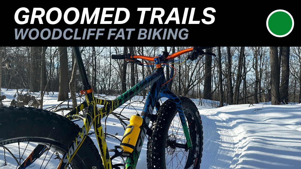 My First Time Riding Groomed Fat Bike Trails at The Woodcliff Hotel