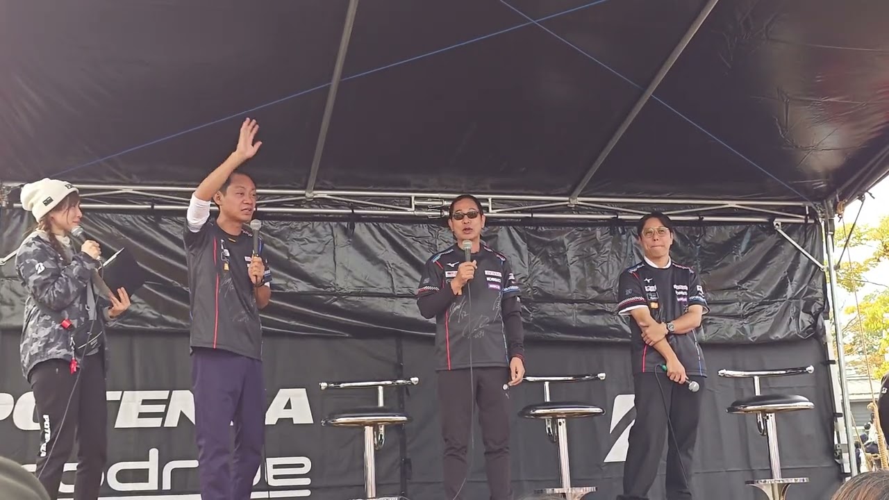 SUPERGT2025motegiブリヂストントークショー土屋圭市さん脇坂寿一さん星野一樹さん
