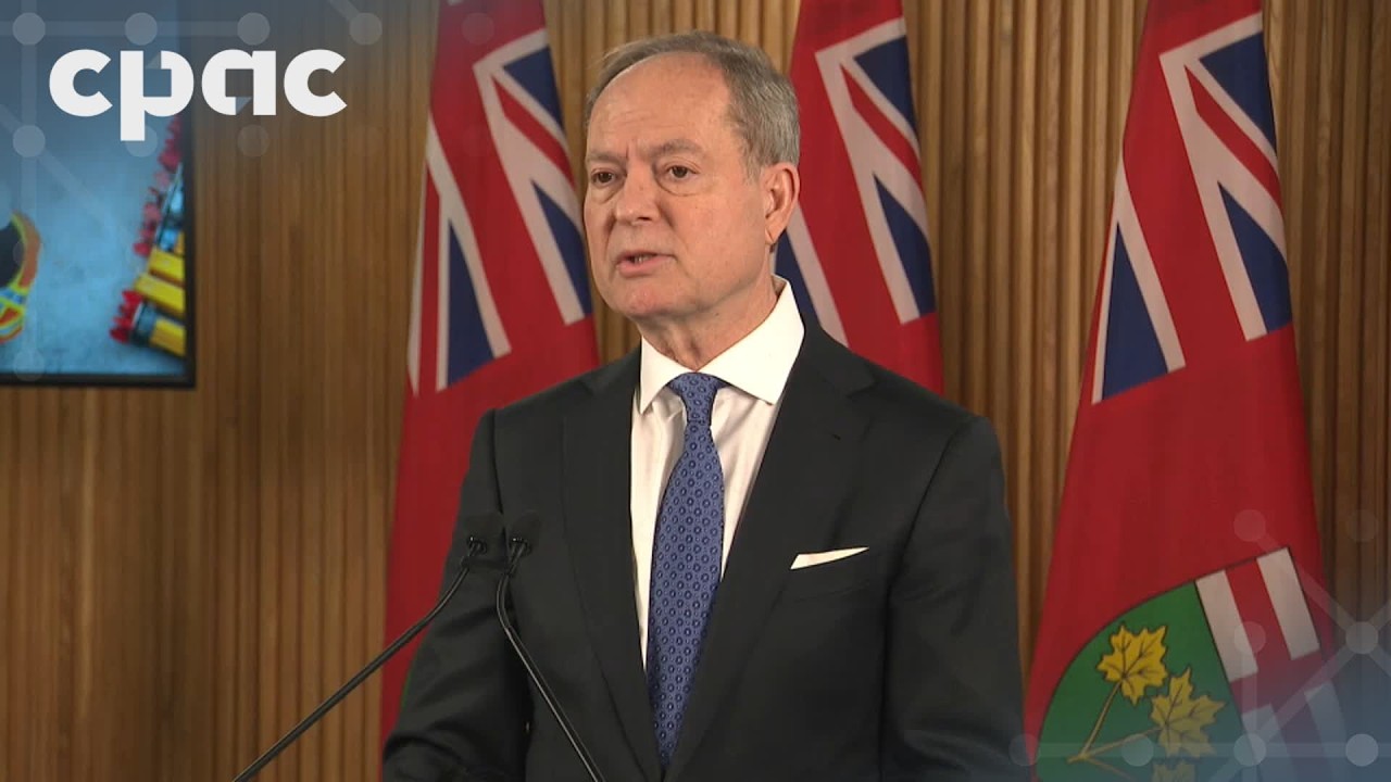 Ontario finance minister discusses 2026 budget &ndash; March 26, 2026