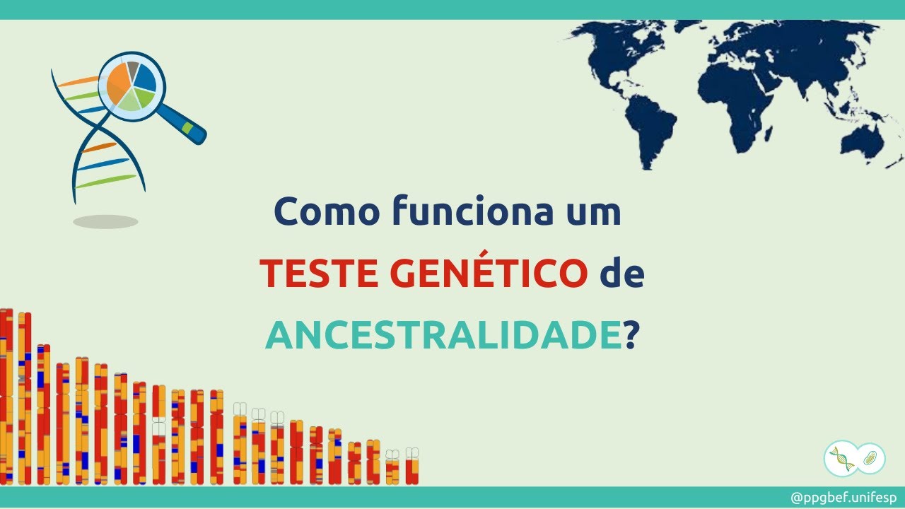 Como funciona um teste gen&eacute;tico de ancestralidade?
