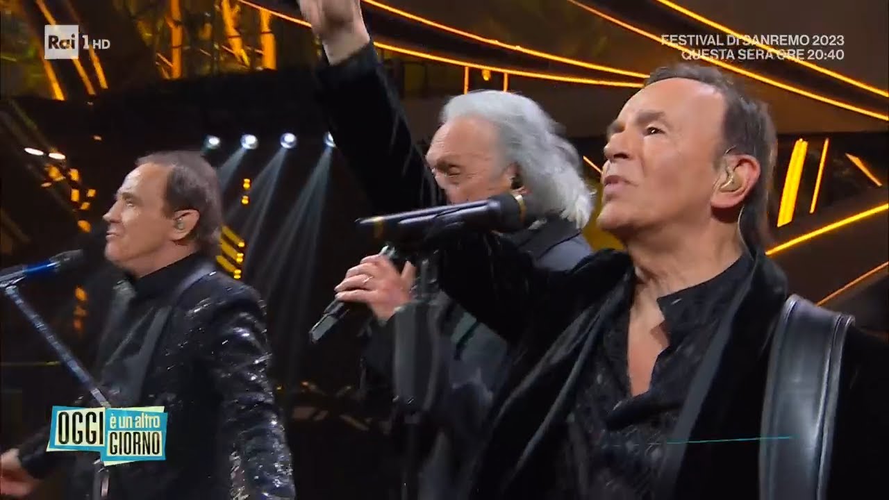 Sanremo 2023, i Pooh tra grandi successi e commozione - Oggi è un altro giorno 08/02/2023