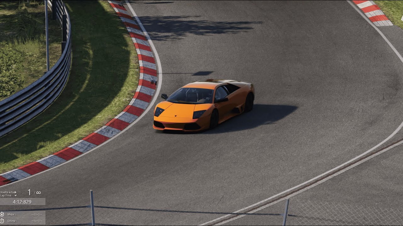 Assetto Corsa / Vuelta a Nürburgring con el Lamborghini Murciélago del 2005