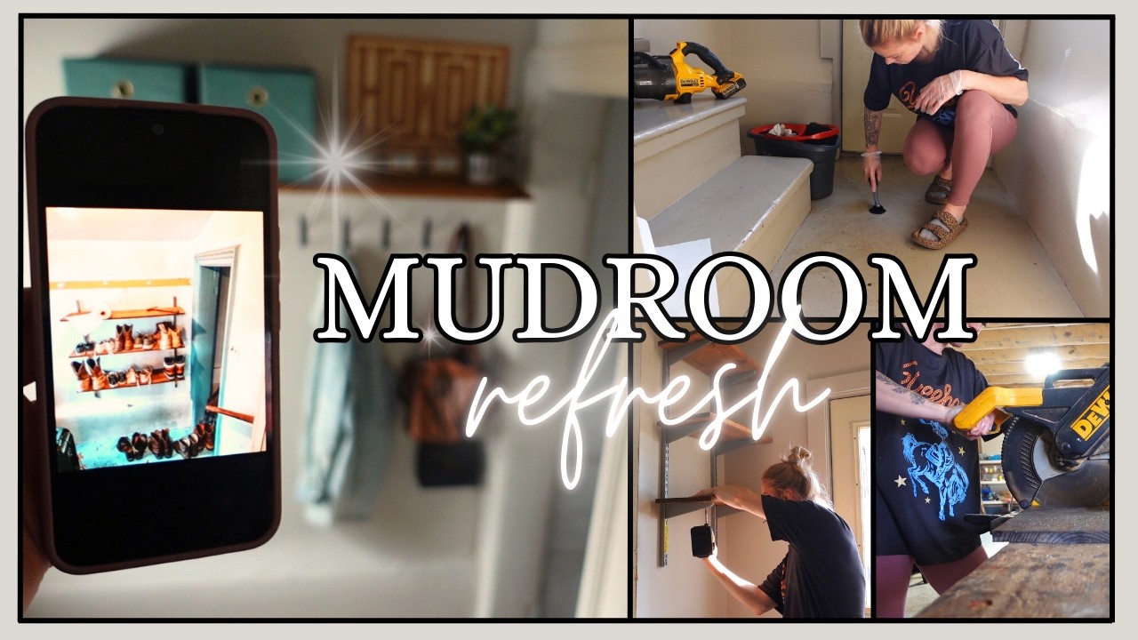 THE WEEKDAY RESET I NEEDED | MUDROOM REFRESH + DEEP CLEANING MOTIVATION