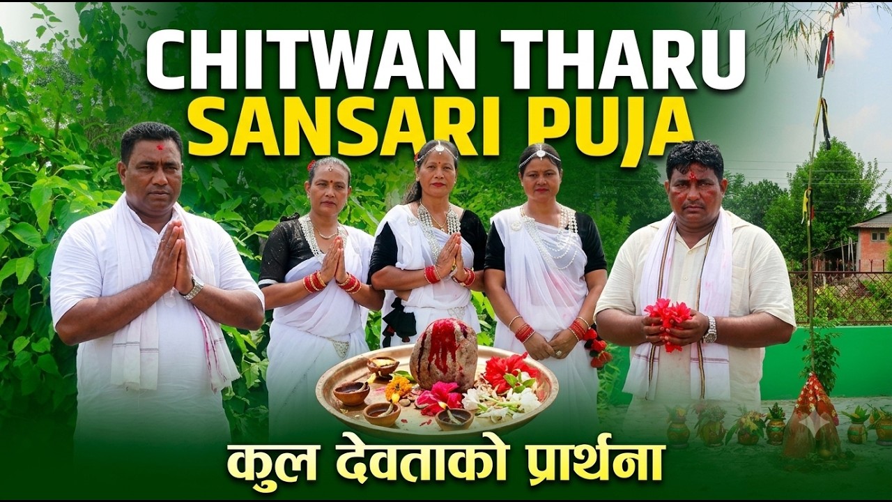 चितवनका थारु समुदायले आफ्नो कुल देवताहरुको नाउँमा यसरी गरिन्छ संसारी पुजा ।l