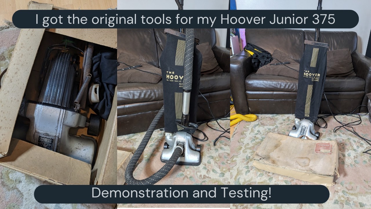 I've got the original tools to my Hoover Junior 375! Full Cleaning Ensemble.