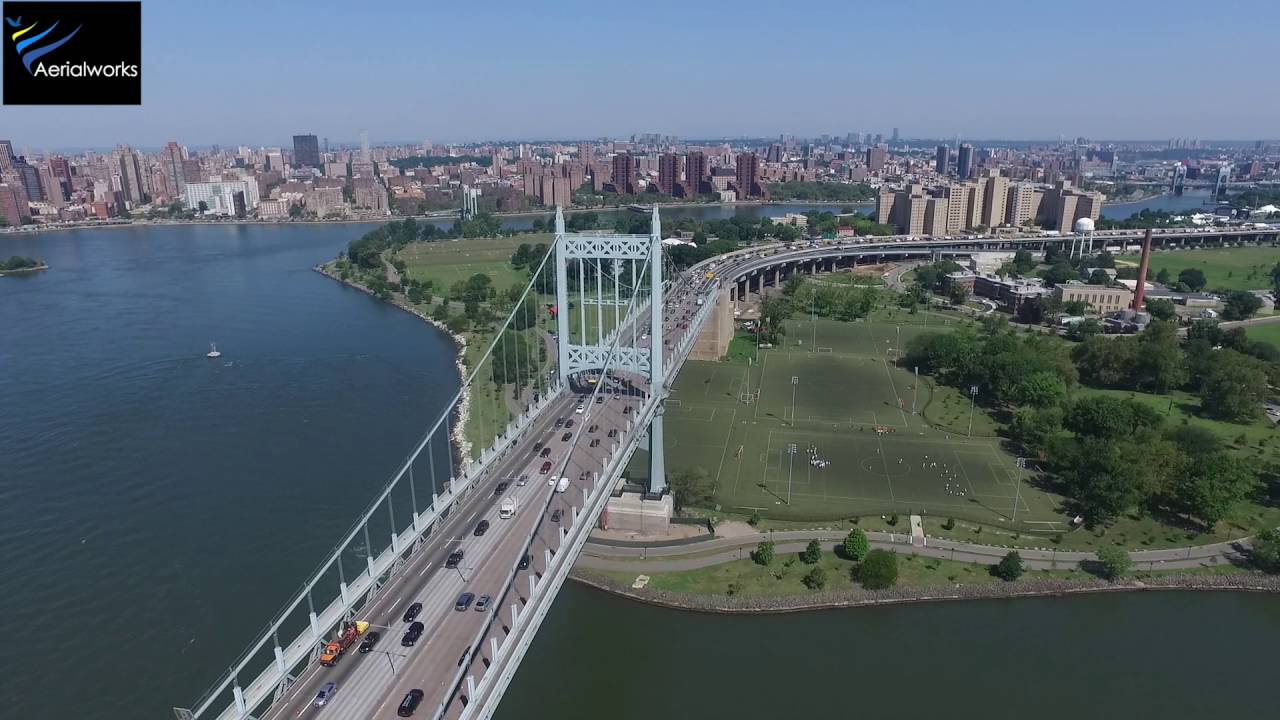 Aerialworks - Triborough Bridge - in Ultra High Definition 4k