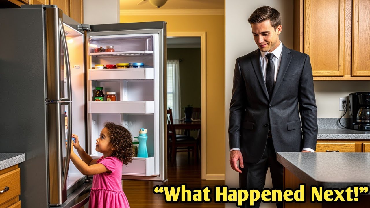 The Billionaire Saw His Maid’s Toddler Standing in Front of the Fridge — And Whispered, “I Wish”