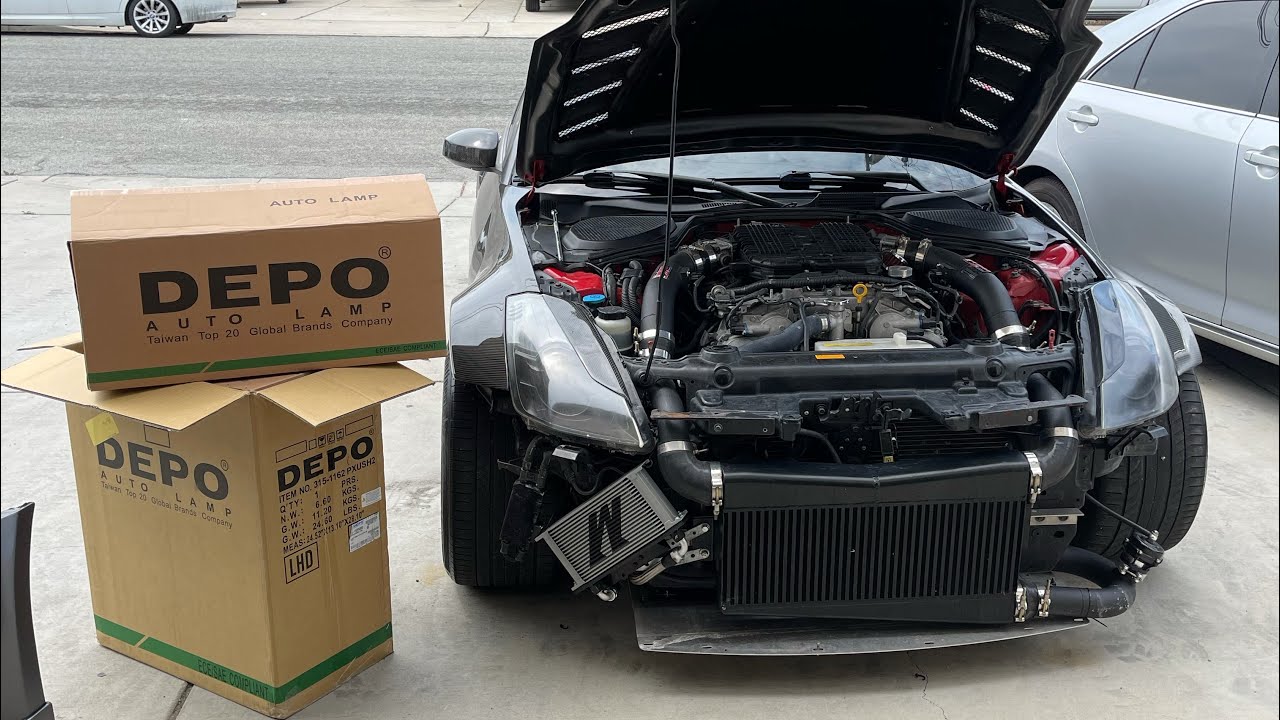 BEST HEADLIGHTS IN THE MARKET FOR 350Z! DEPO Headlight INSTALL! Here&rsquo;s How They Look Like!