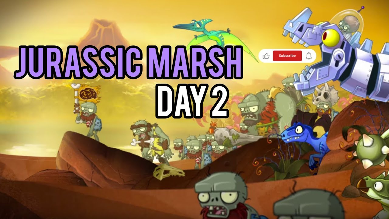 plant vs zombies 2 jurassic marsh day 2 | Mobile Game play | 2026