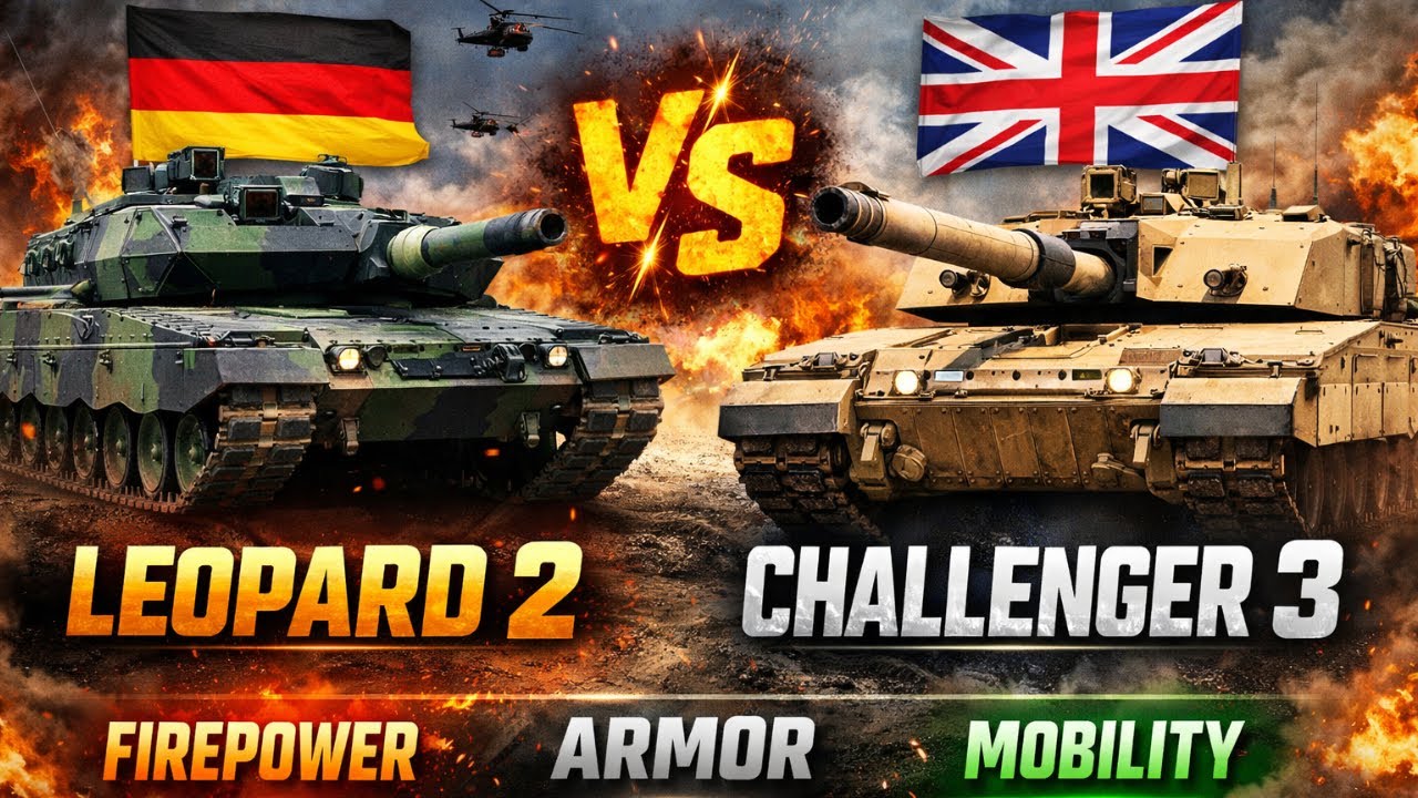 Leopard 2 vs Challenger 3 &ndash; Which Tank Dominates Modern Warfare?