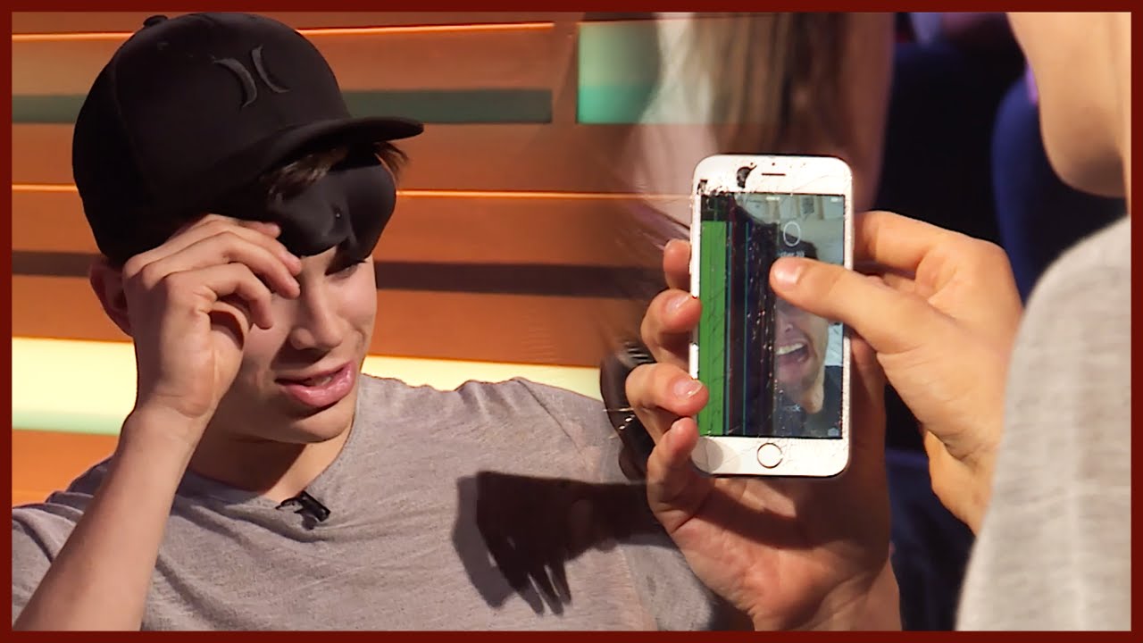 HAYES GRIER SMASHES PHONE ON TOP FIVE LIVE!