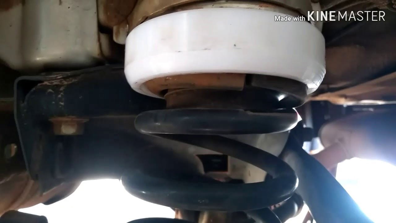 Como erguer a suspensão traseira do Hyundai IX35.