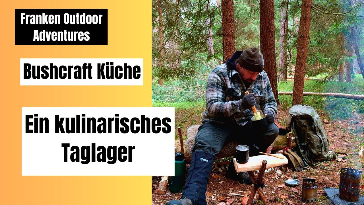 Bushcraft Lager mit fränkischer Küche,Outdoorcooking XFire+SoloStove, inspired by Benjamin Claussner
