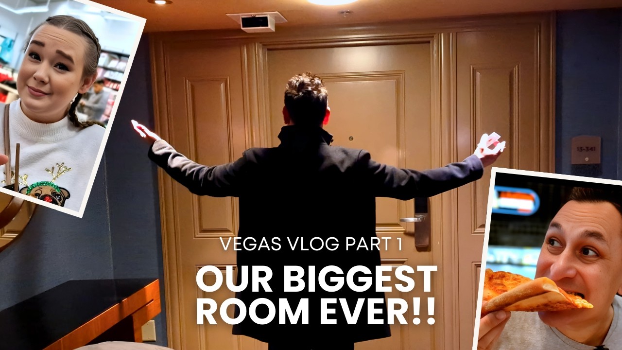 Vegas Vlog Part 1 | Checking into MGM Grand's LARGEST suite! 1500sqft