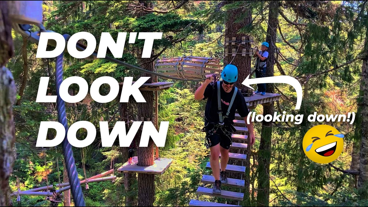 A Day on Grouse Mountain: The Grouse Grind, Zip Lines, Ropes Course, Bears, and Food!
