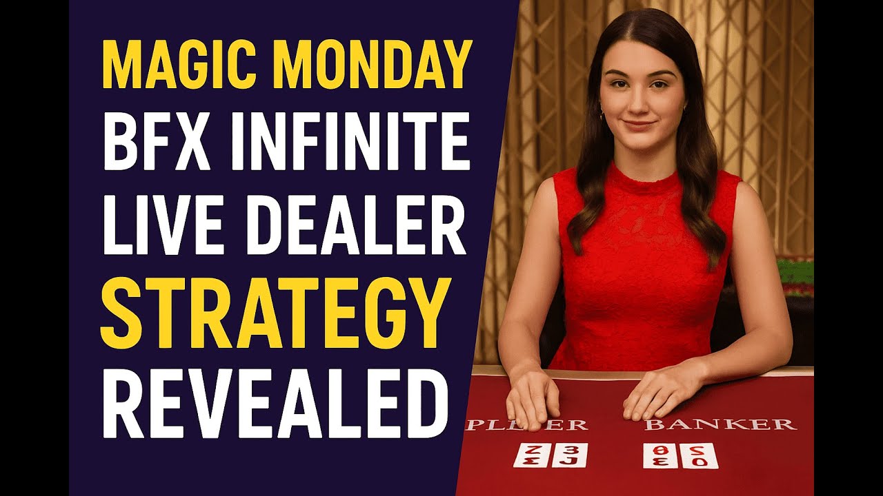 Magic Monday Baccarat | Раскрыта стратегия игры с живым дилером BFX Infinite
