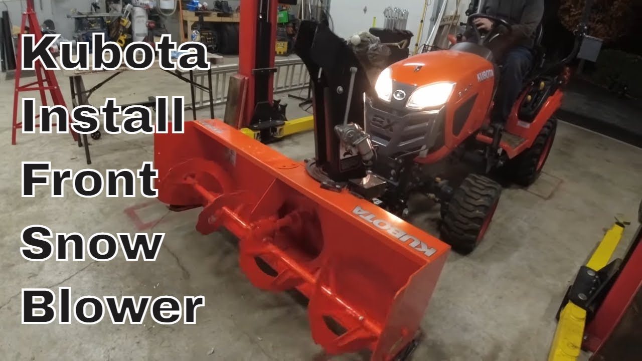 Kubota BX23s How I Change My Implements