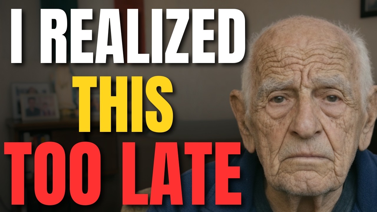 At 70, I Realized This Too Late