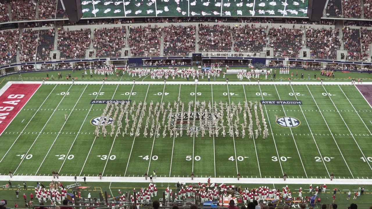 TAMU vs Arkansas Halftime Drill 2019