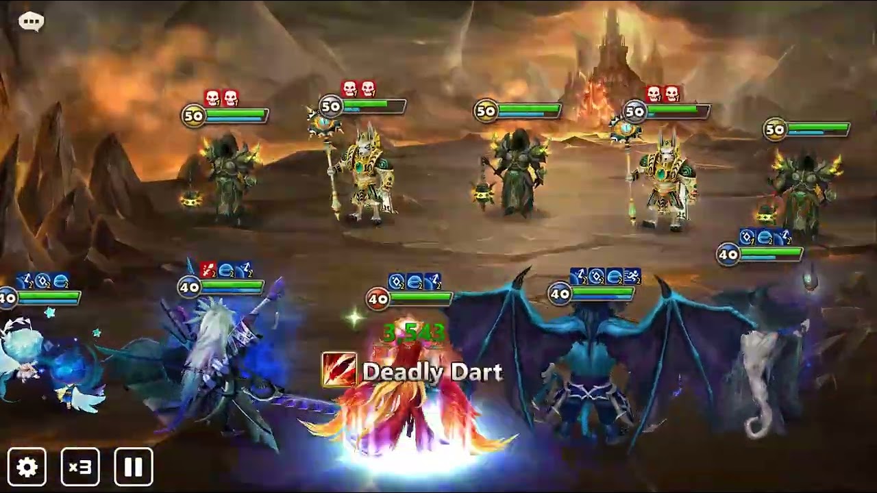 Summoners War Mordor the Land of Shadow Hell Stage 5