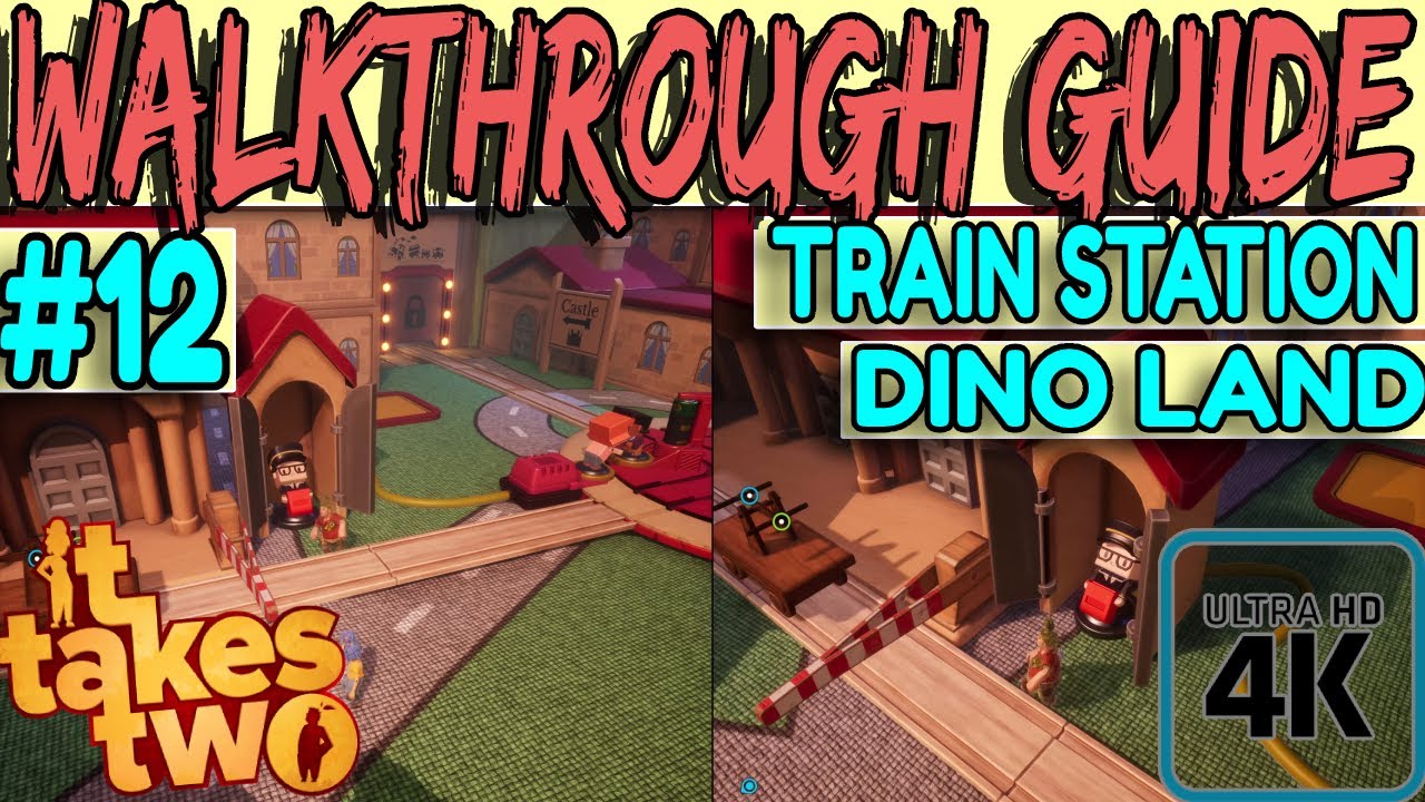 IT TAKES TWO - Train Station - Dino Land [XBOX SERIES X - 4K 60FPS]