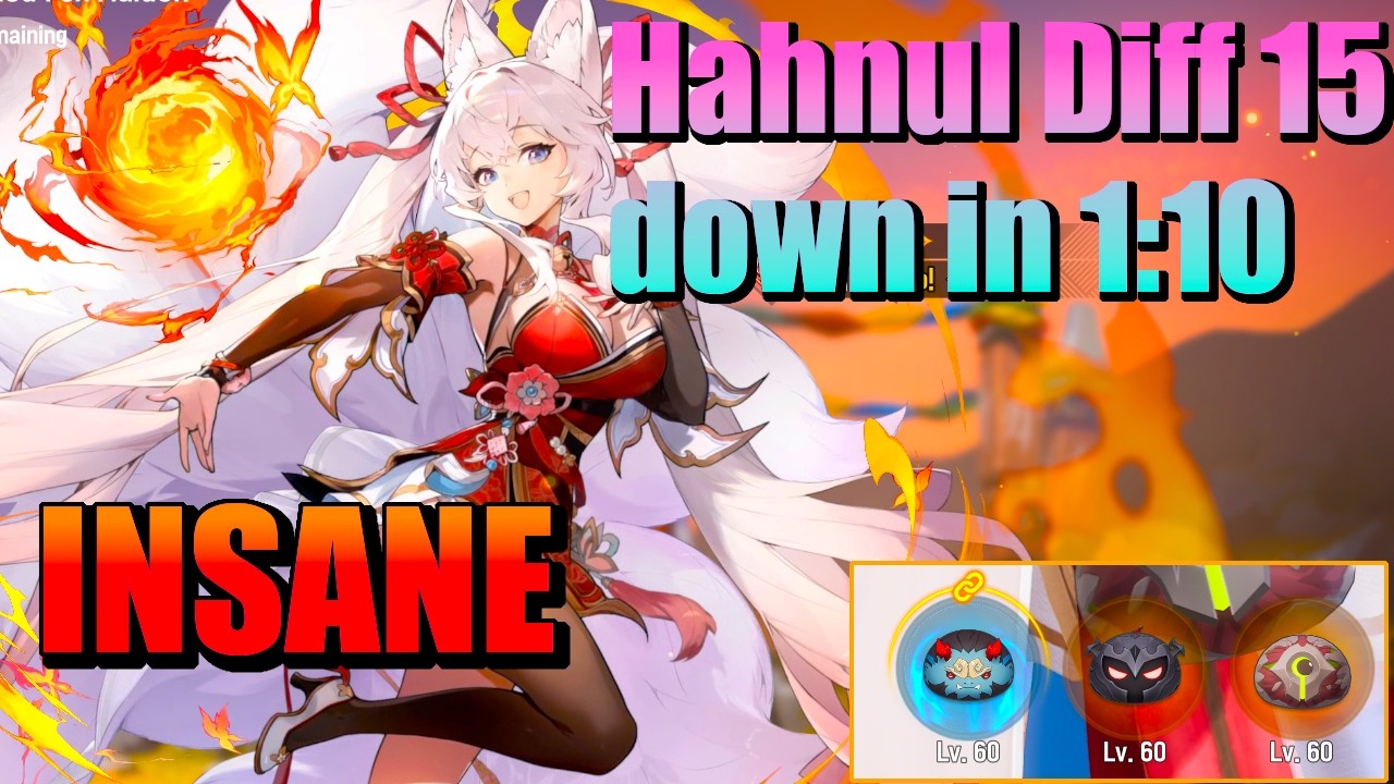 Mina IS INSANE!! Hahnul down in 1:10 Gear|Monserlings|Weapon Mongil Star Dive