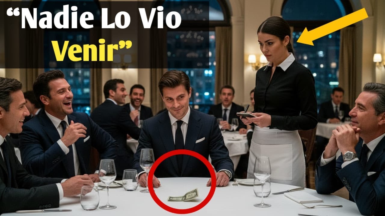 Un Billonario Se Rió de una Mesera — Minutos Después Todo Cambió