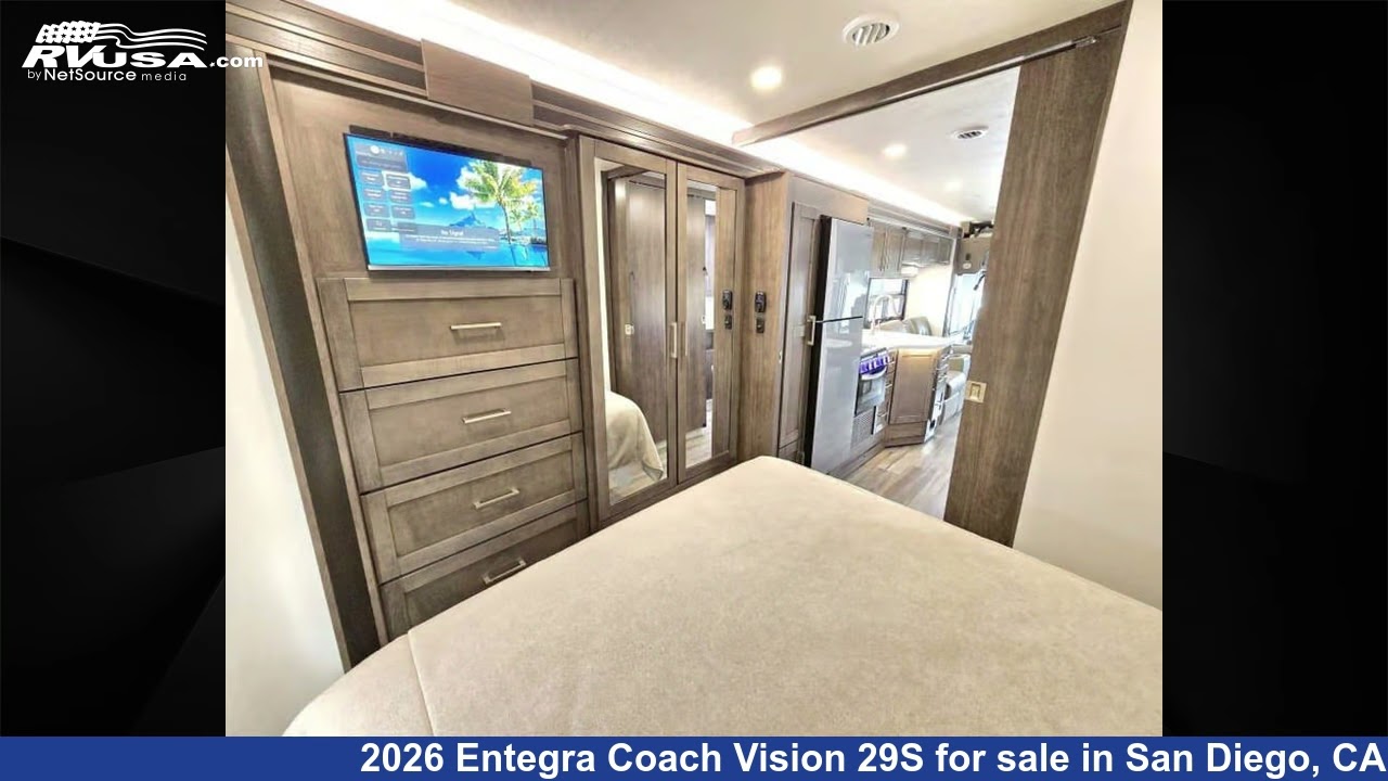 Stunning 2026 Entegra Coach Vision 29S Class A RV For Sale in San Diego, CA | RVUSA.com