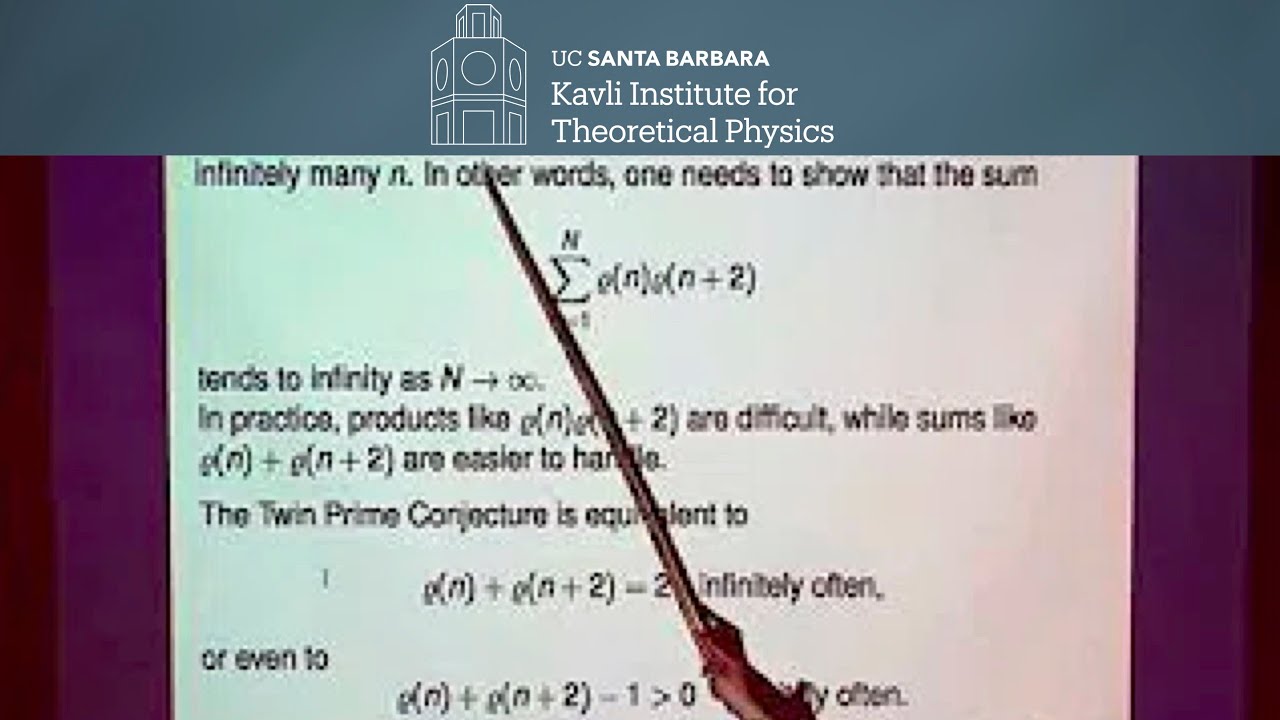 Small gaps between prime numbers ▸ KITP Colloquium by Yitang Zhang