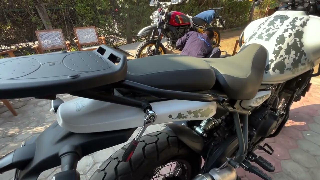 Himalayan 450 Pannier Rack Installation