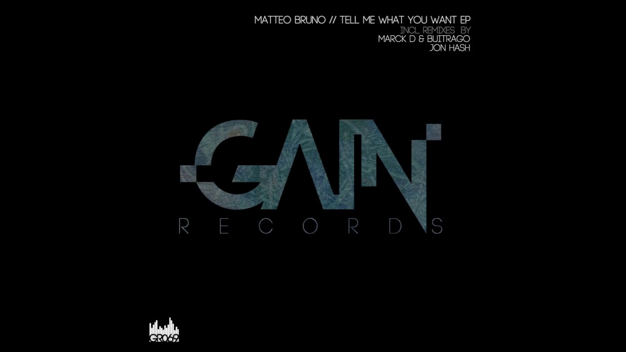 Matteo Bruno - Tell Me What You Want (Original Mix)