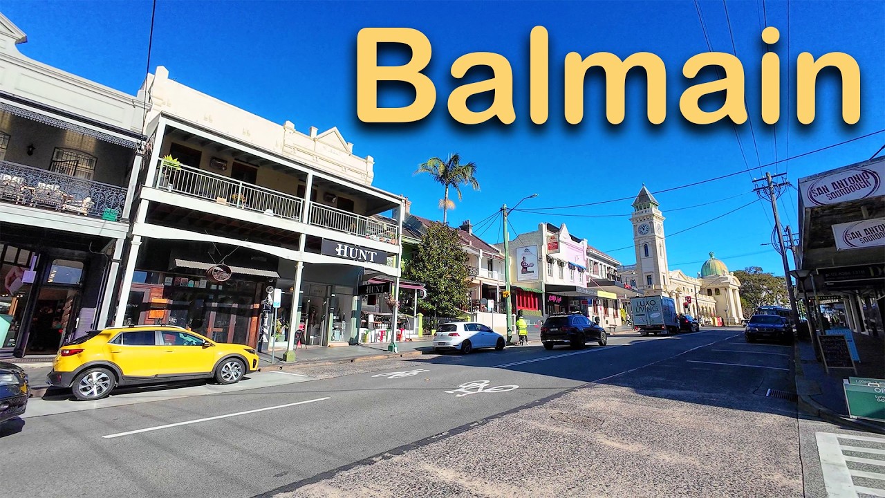 Balmain NSW Walking Tour | Discover Sydney’s Historic Harbourside Suburb in 4K