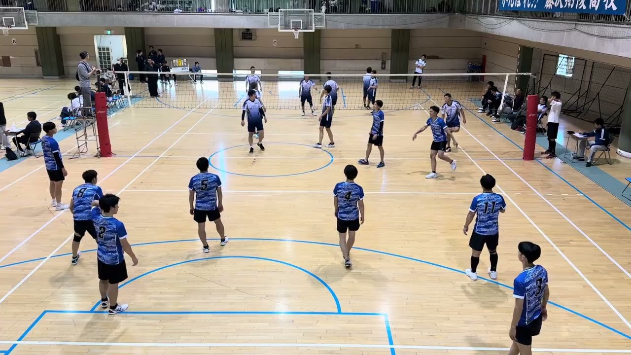 2025.11/30.2025年度阿曽杯争奪9人制バレーボール大会、 ①S vs 藤沢マスターズ