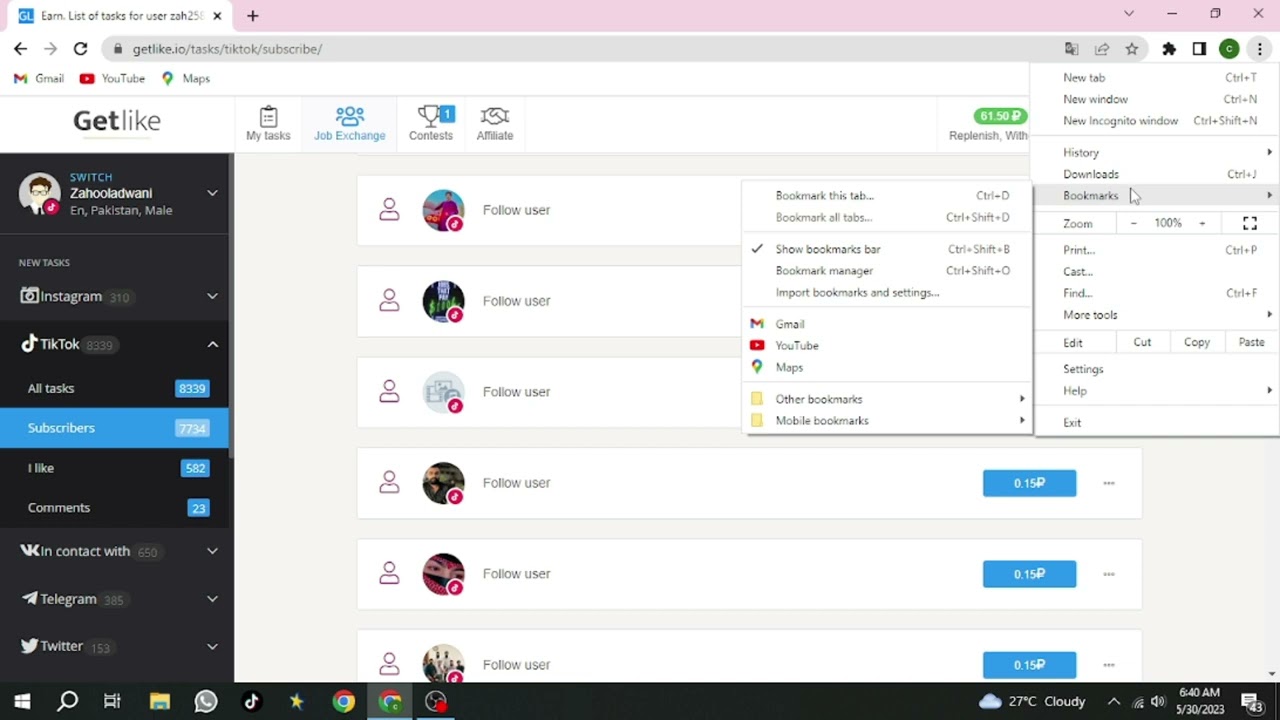how to work quickly in getlike.io in pc full guide tutorial