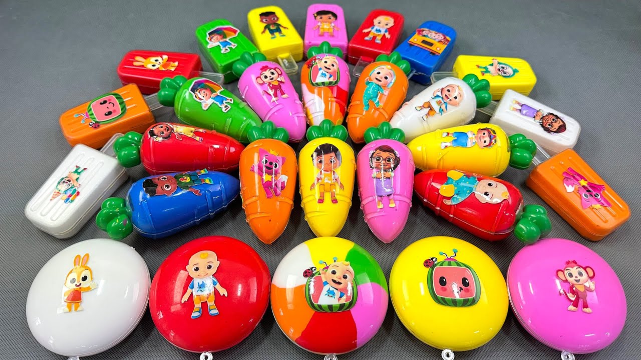 Cleaning Smooth Colorful Slime with Cocomelon, JJ and TomTom